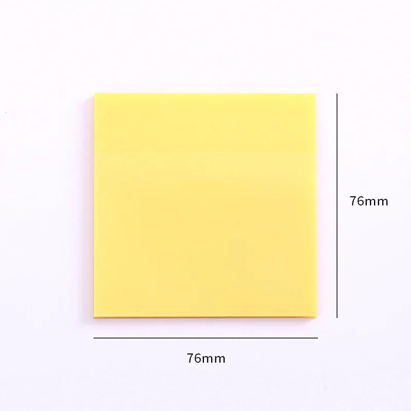 50 Sheets Creative Transparent Sticky Notes - Perfect Planner Stickers for Students & School Supplies