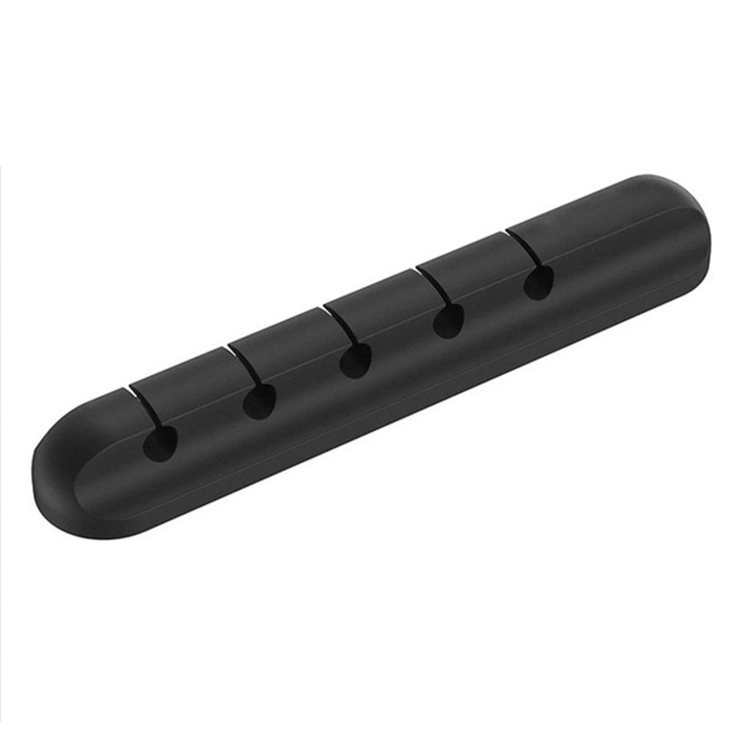Ultimate Desktop Silicone Cable Organizer - Versatile Elastic Cord Holder for Earphones, Phone Chargers, and More!